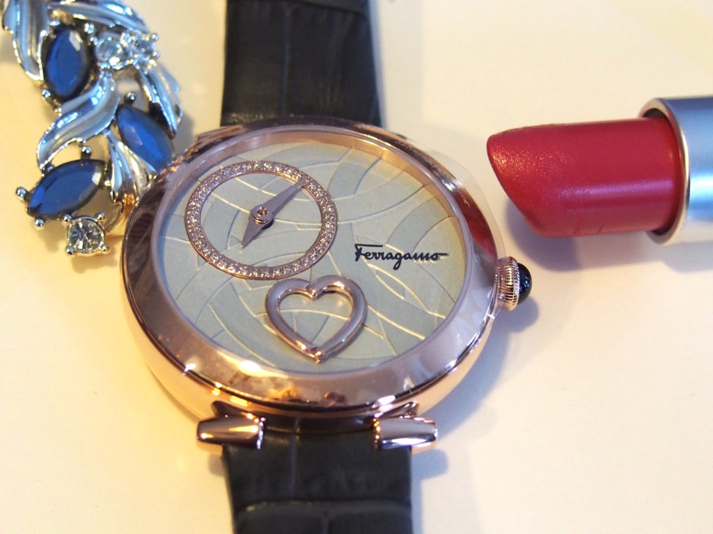 Ferragamo Cuore watch with heart that beats. 
